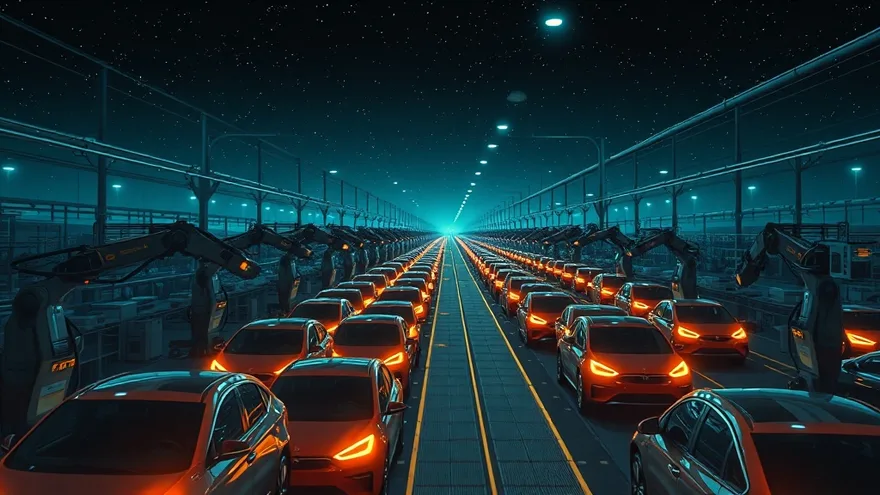 AI illustration: AI5 chip production 2026-2027