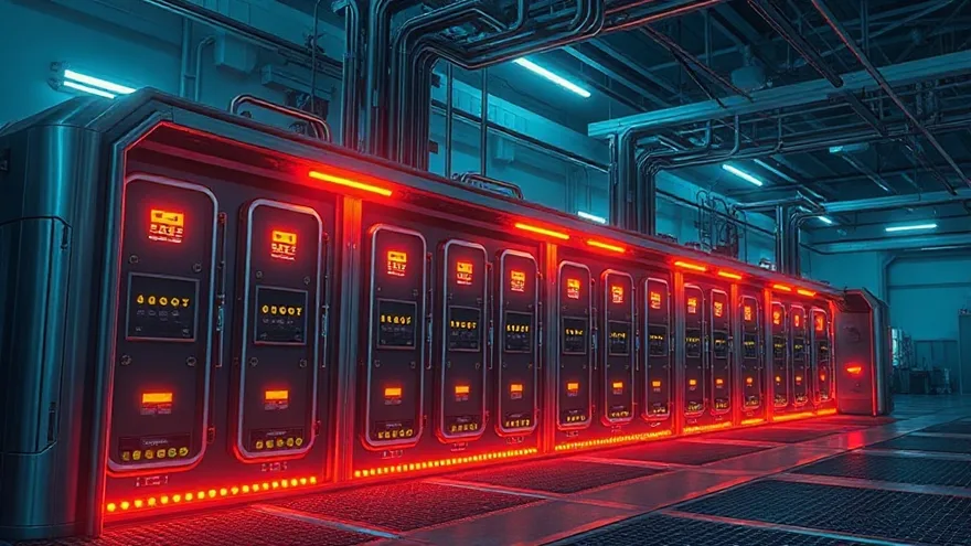 AI illustration: Australia's big battery in 100 days or it's free
