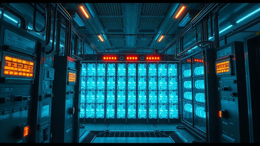 AI illustration: Battery swap stations across Tesla network (2013)