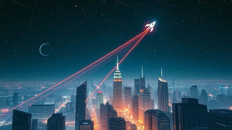 AI illustration: Economy 10x bigger in 10 years