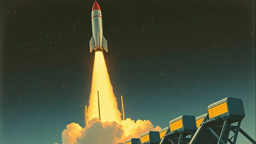 AI illustration: 80-90% odds a Falcon 9 lands and reflies within a year (2014)
