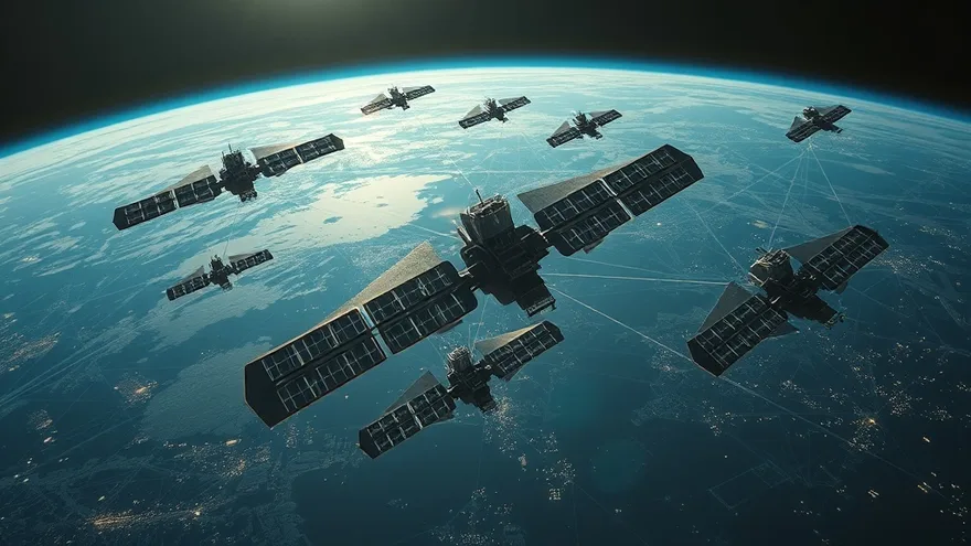 AI illustration: 1 gigawatt/year of space-based AI compute by end of 2027