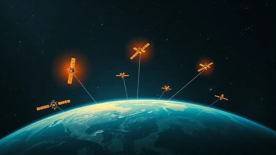 AI illustration: Global Starlink coverage by end of 2021