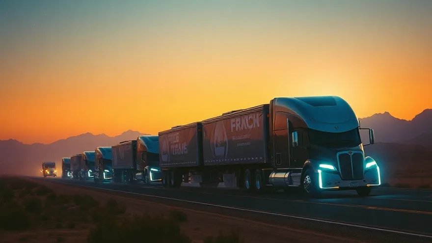AI illustration: Tesla Semi unveiled in 2017 (Master Plan, Part Deux)