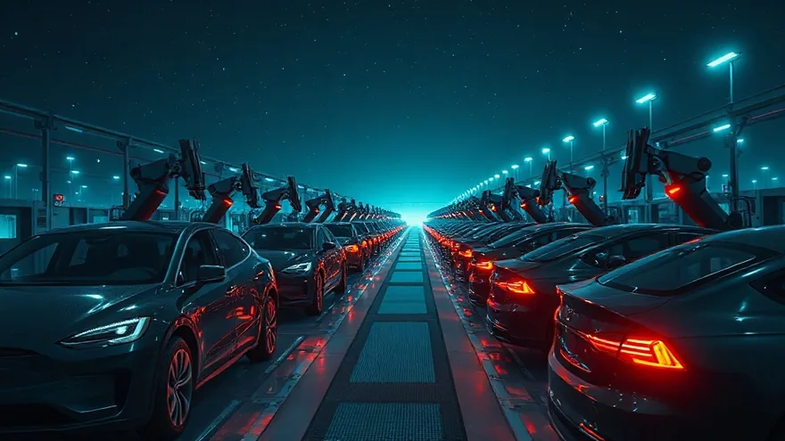 AI illustration: Model X volume production in Q2 2015