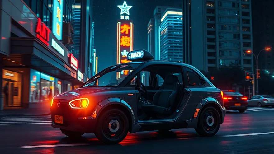 AI illustration: Robotaxi $30k/year income for owners