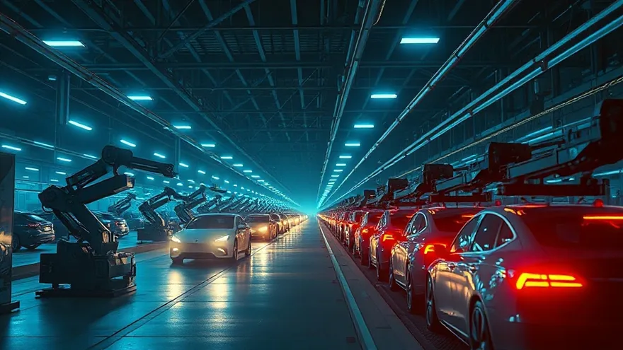 AI illustration: Shanghai Gigafactory: built by summer, cars by end of 2019