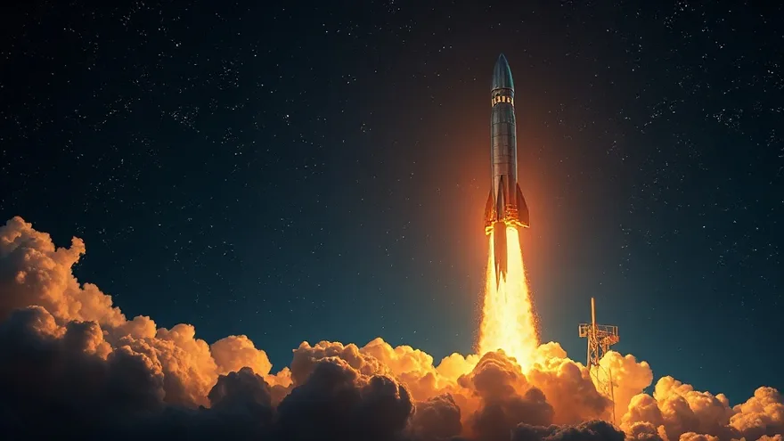 AI illustration: Starship lands humans on the Moon 'probably sooner' than 2024
