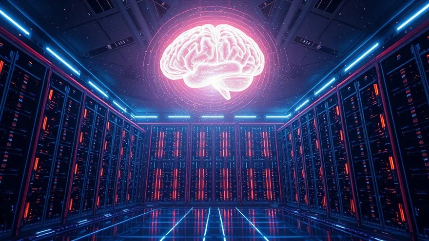 AI illustration: Terafab: AI5 small-batch 2026, volume 2027, a terawatt of compute/year