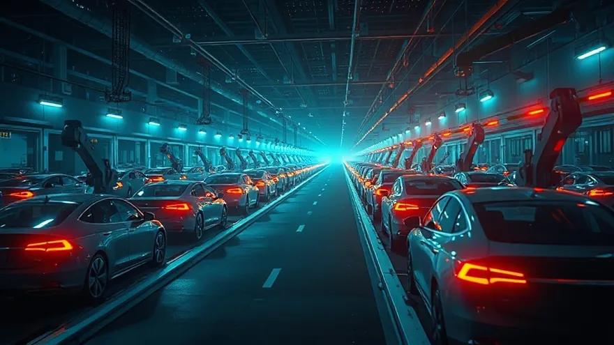 AI illustration: 20 million cars per year by 2030