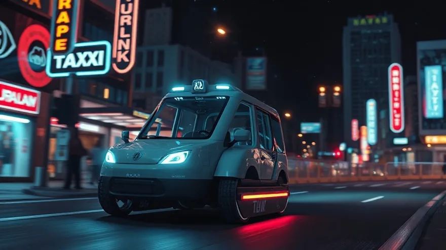 AI illustration: Tesla Robotaxi unveil on August 8, 2024