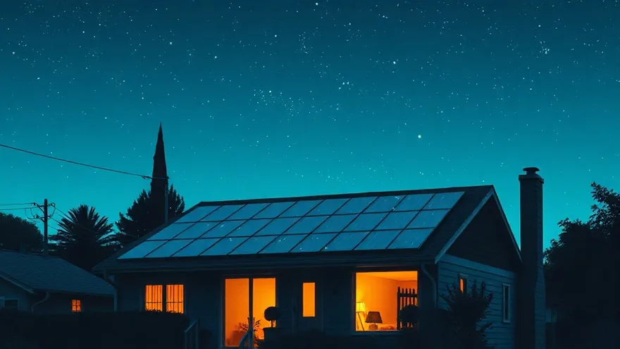 AI illustration: Year of the solar roof 2019